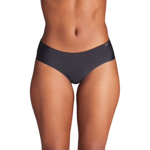 UA PURE STRETCH NO SHOW H-S (3 PACK) BLA-001