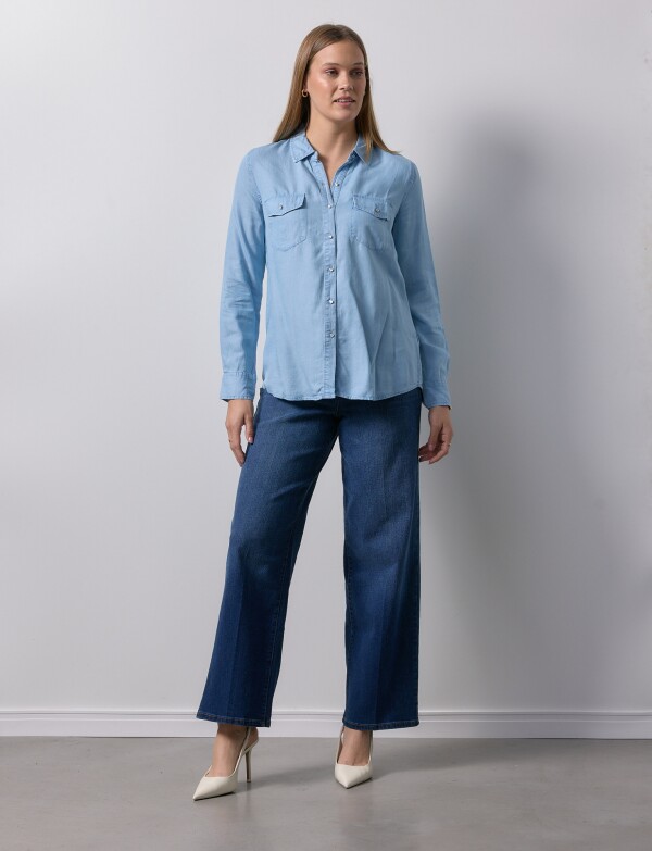 Camisa Lyocell JEAN CLARO