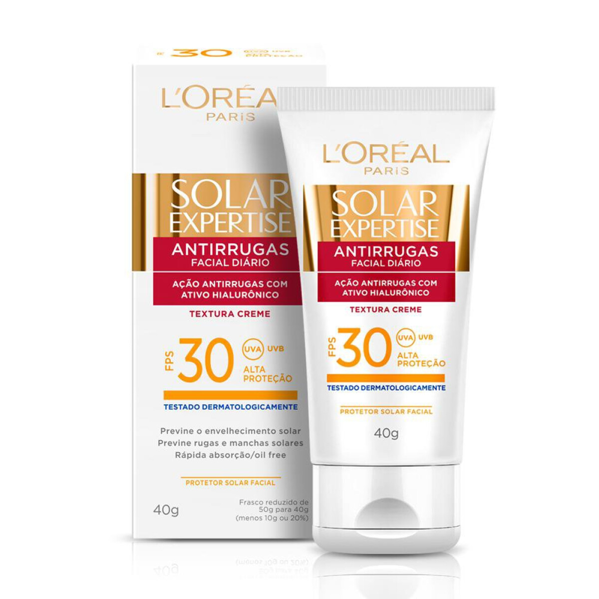 Protector Solar L'Oréal Paris Solar Expertise Antirrugas SPF30 40g 