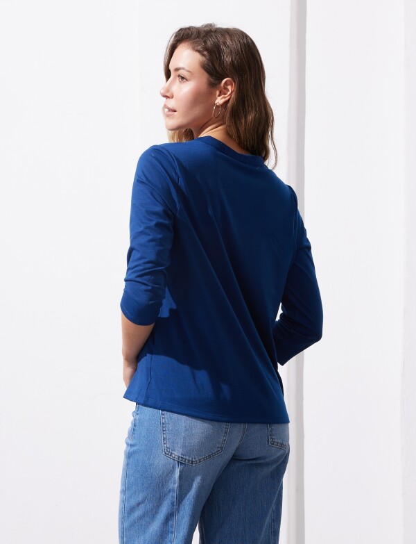 Blusa Zips AZUL