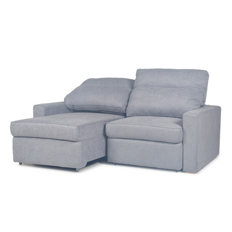 Sofá Austin (Retráctil) - Tela Microfibra - 2 módulos FX4-13 (Gris)