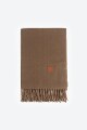 Pashmina puntos de color topo