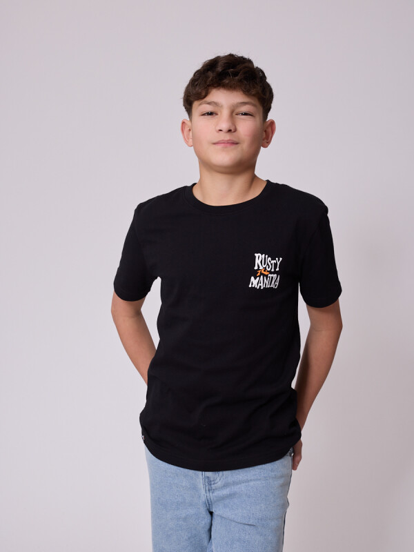 T-SHIRT ZALCONE TEEN RUSTY Negro