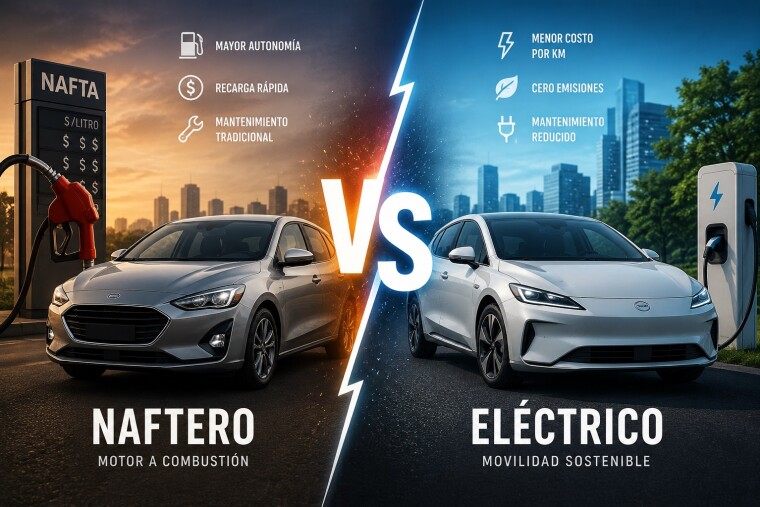 ¿Eléctrico o naftero? Qué autos económicos convienen más en Uruguay en 2026