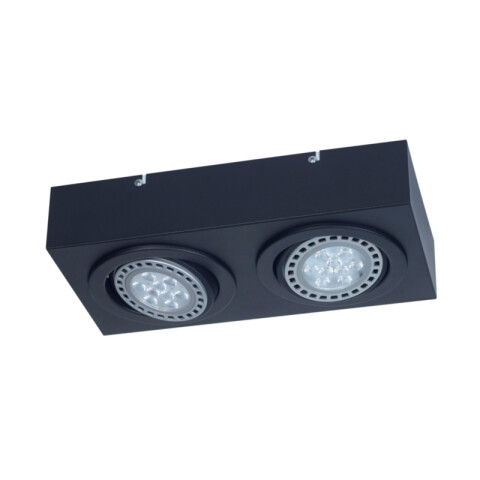 Aplique móvil de 2 luces línea LAGUNA, negro JU0114