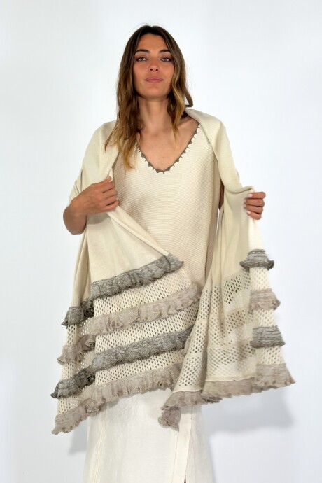 PASHMINA ALMENDRA Beige