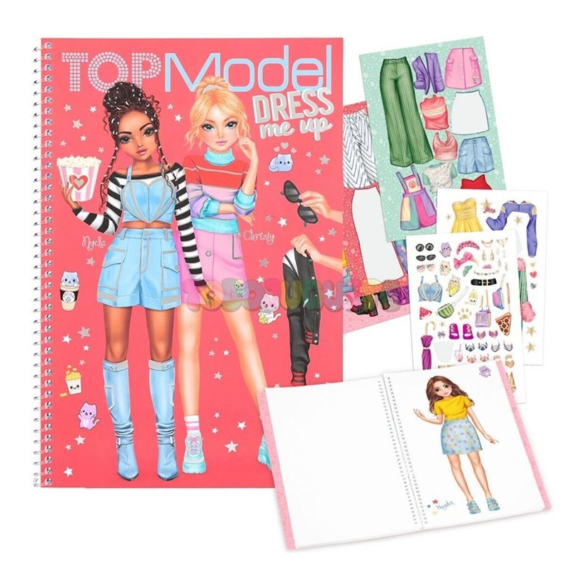 Cuaderno grande dress me up- Top Model - Cuaderno Grande Dress Me Up- Top Model 