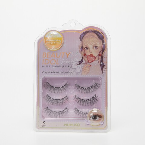 PESTAÑAS POSTIZAS DE BEAUTY IDOL (3 PARES/01) PESTAÑAS POSTIZAS DE BEAUTY IDOL (3 PARES/01)