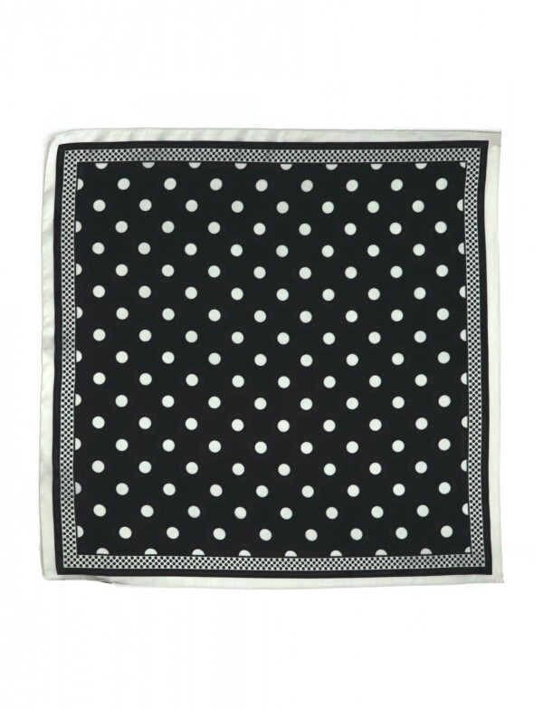 Pañuelo Lunares NEGRO/BLANCO