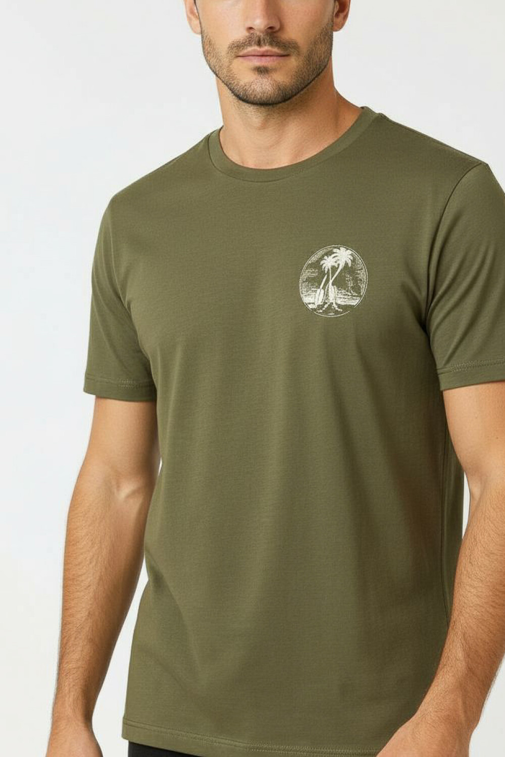 Remera Nubbel Verde Seco