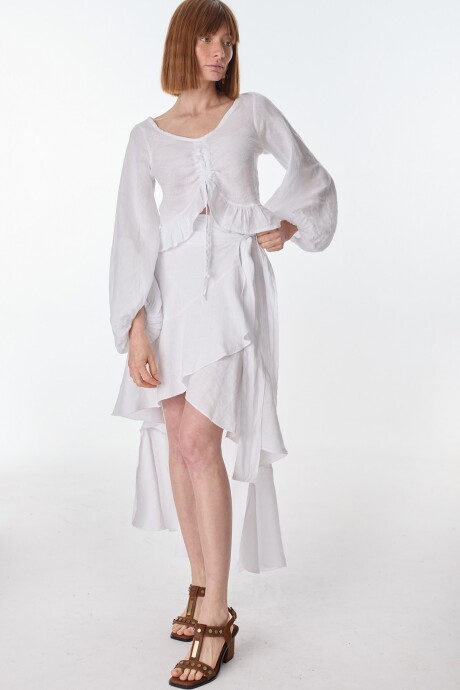 Falda San Sebastian Blanco