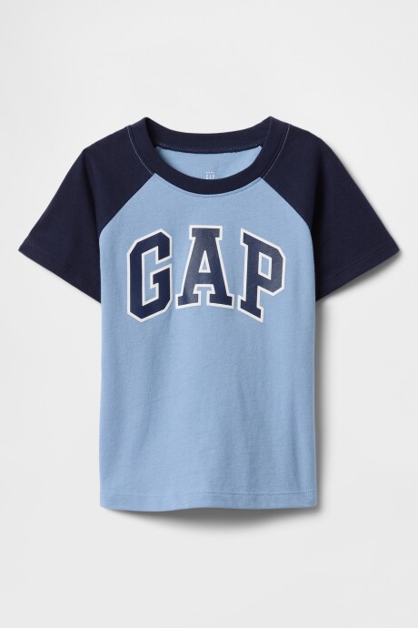 Remera Logo Gap Toddler Niño Blue Suede