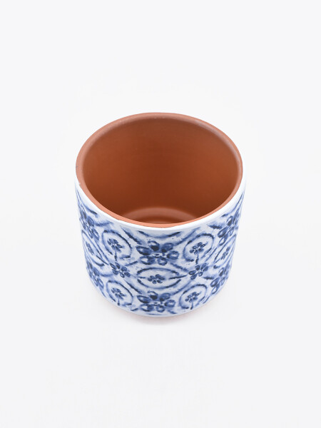 MACETA AZULEJO ESTAMPADO