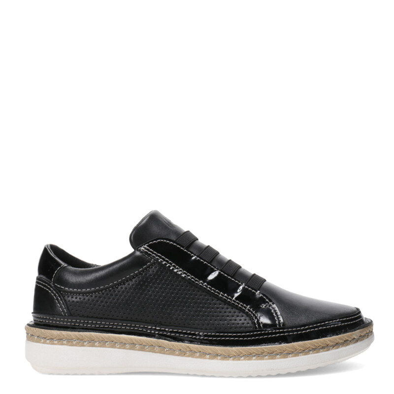 Zapato de Mujer Lombardino Casual Yute Negro