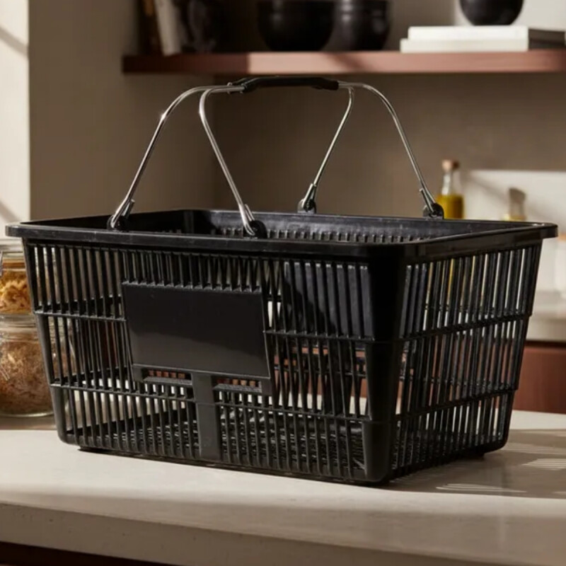 Canasto supermercado NEGRO