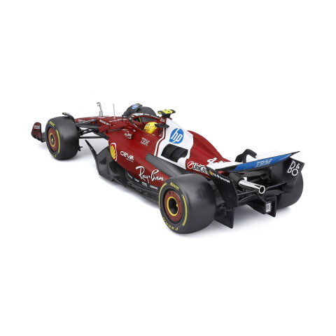Auto Bburago Formula 1 Ferrari con Soporte Escala 1:18 111 GOTAS AZUL