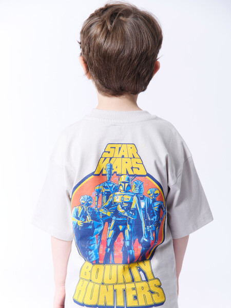 Remera estampa spiderman Star Wars Cruda
