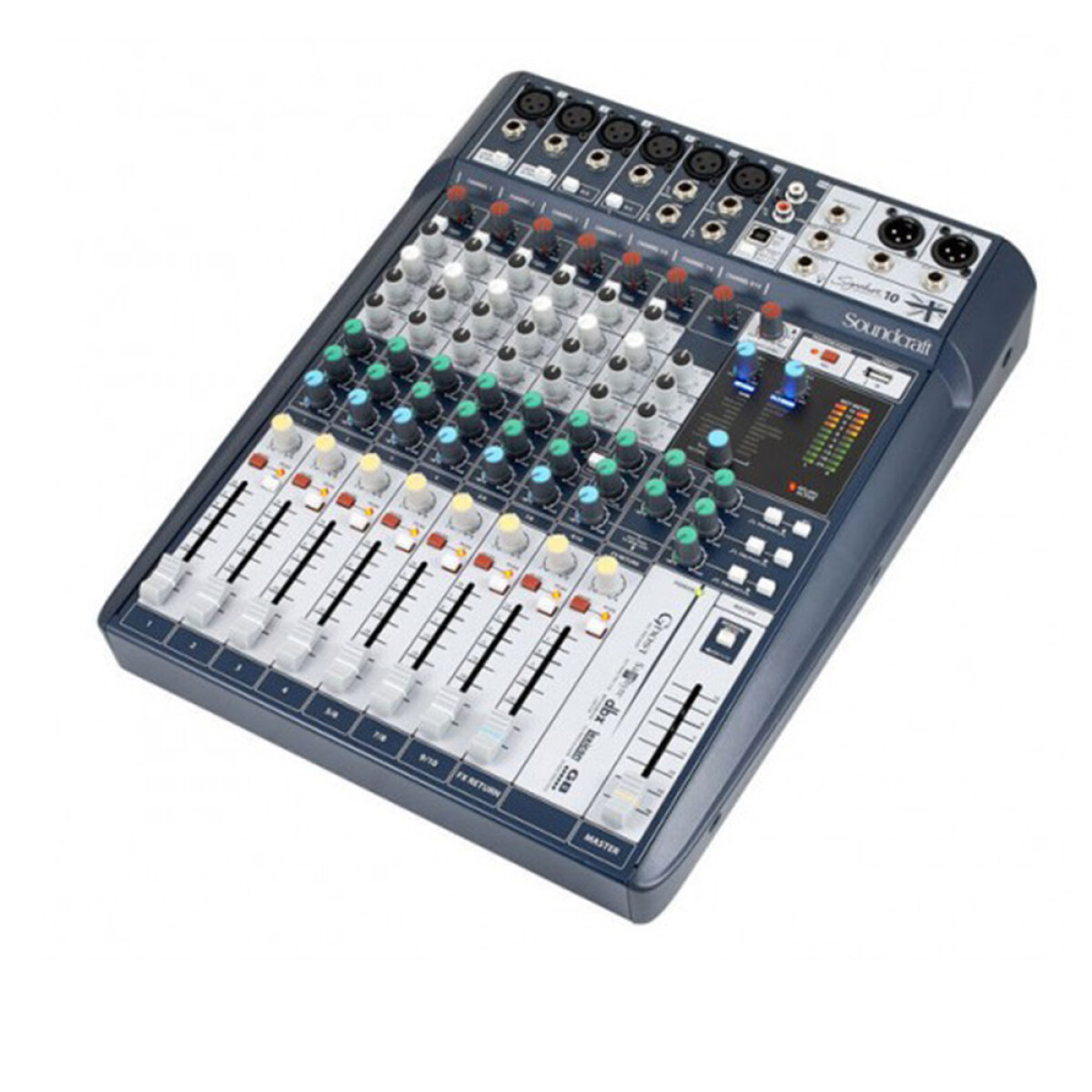 Consola Soundcraft Signature10 7mic+1st Usb/fx 