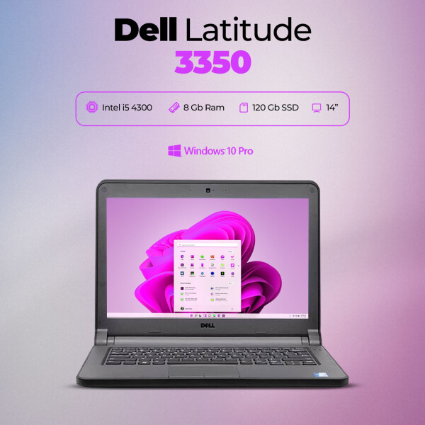 Notebook Laptop Dell Latitude 3350 I5 8 GB RAM 120GB SSD 14" Notebook Laptop Dell Latitude 3350 I5 8 GB RAM 120GB SSD 14"