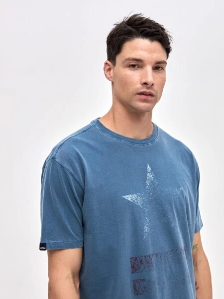 T-SHIRT UNIFORM STAR AZUL