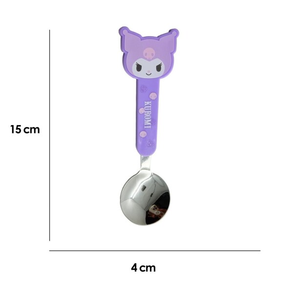 Cubiertos plásticos Kuromi cuchara