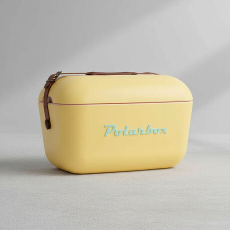 Conservadora Térmica Retro 12L Polarbox Playa Camping Viajes Amarillo/verde Agua