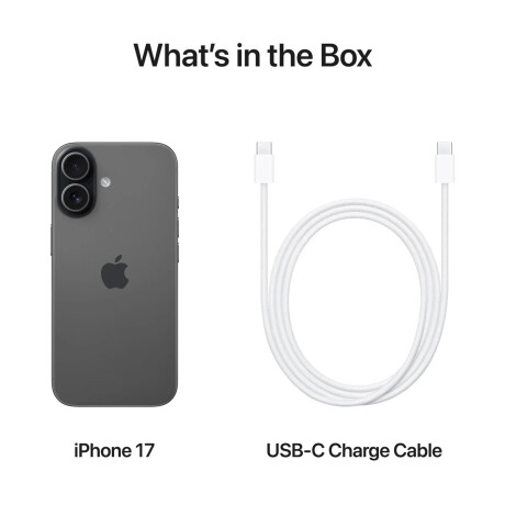 Celular Apple iPhone 17 256GB 8GB Black ESIM Celular Apple iPhone 17 256GB 8GB Black ESIM