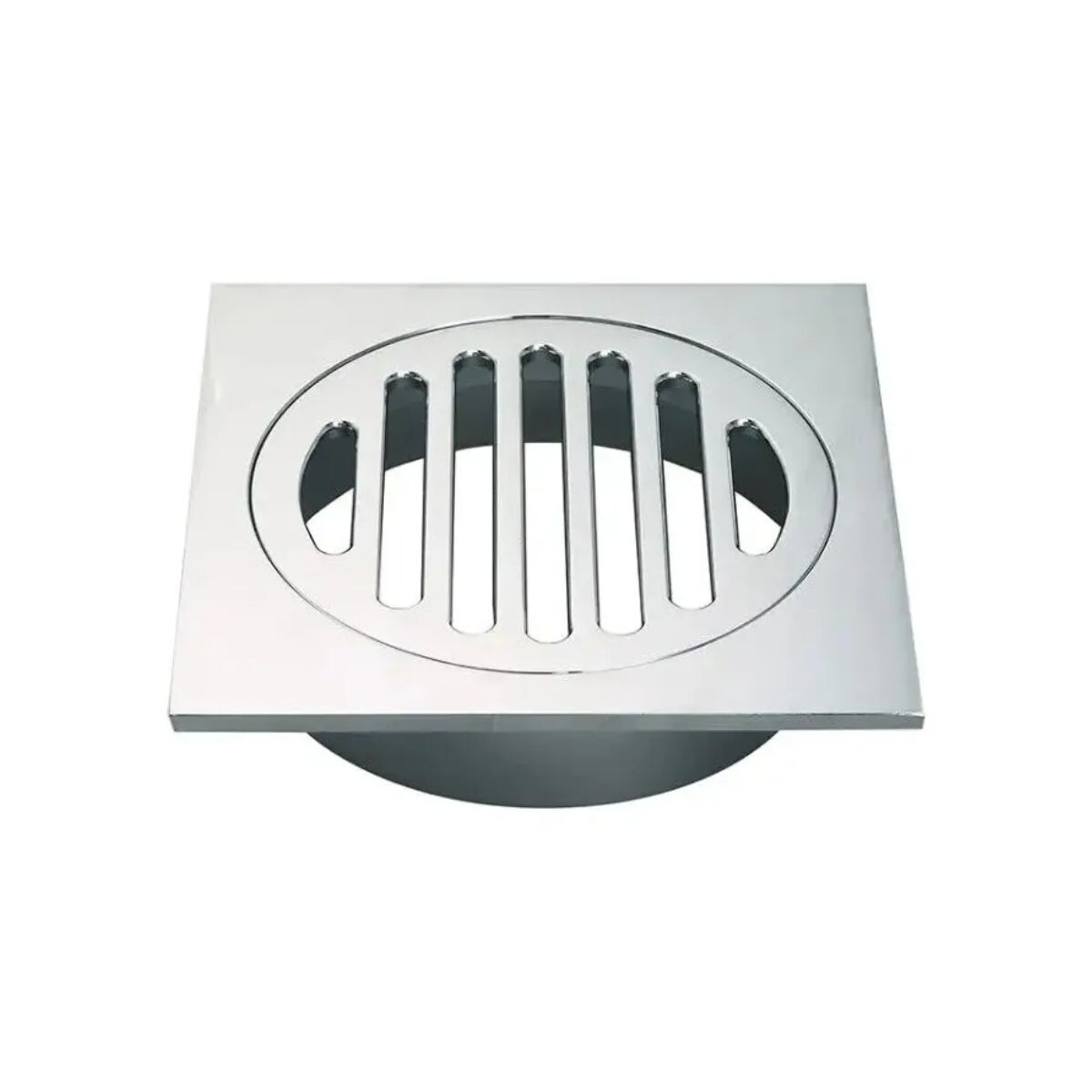 Rejilla Cromada Con Rosca Y Aro 10x10 