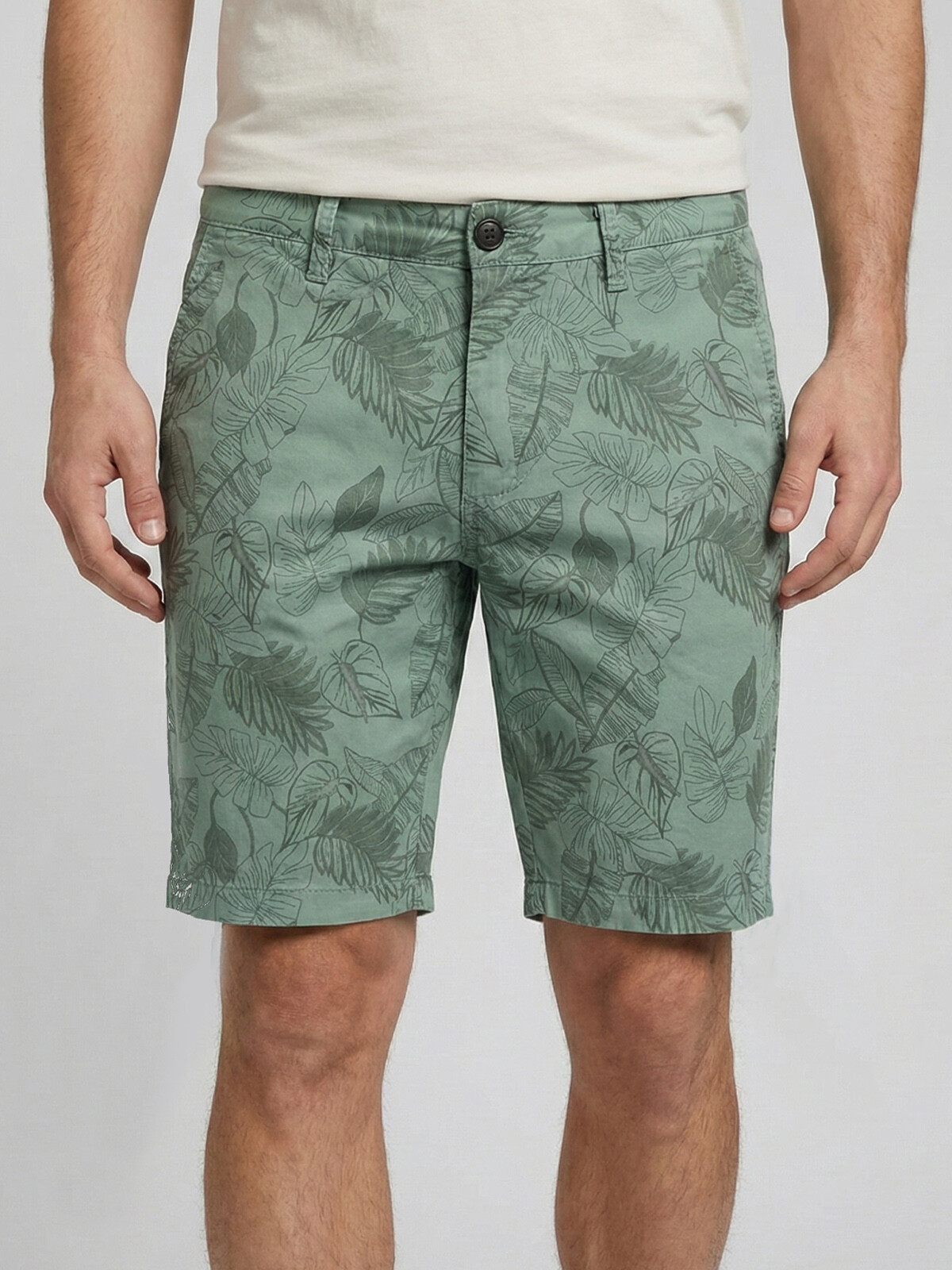 BERMUDA CHINA PRINT AQUA BERMUDA CHINA PRINT AQUA