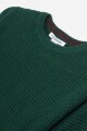 Sweater cuello redondo VERDE OLIVA