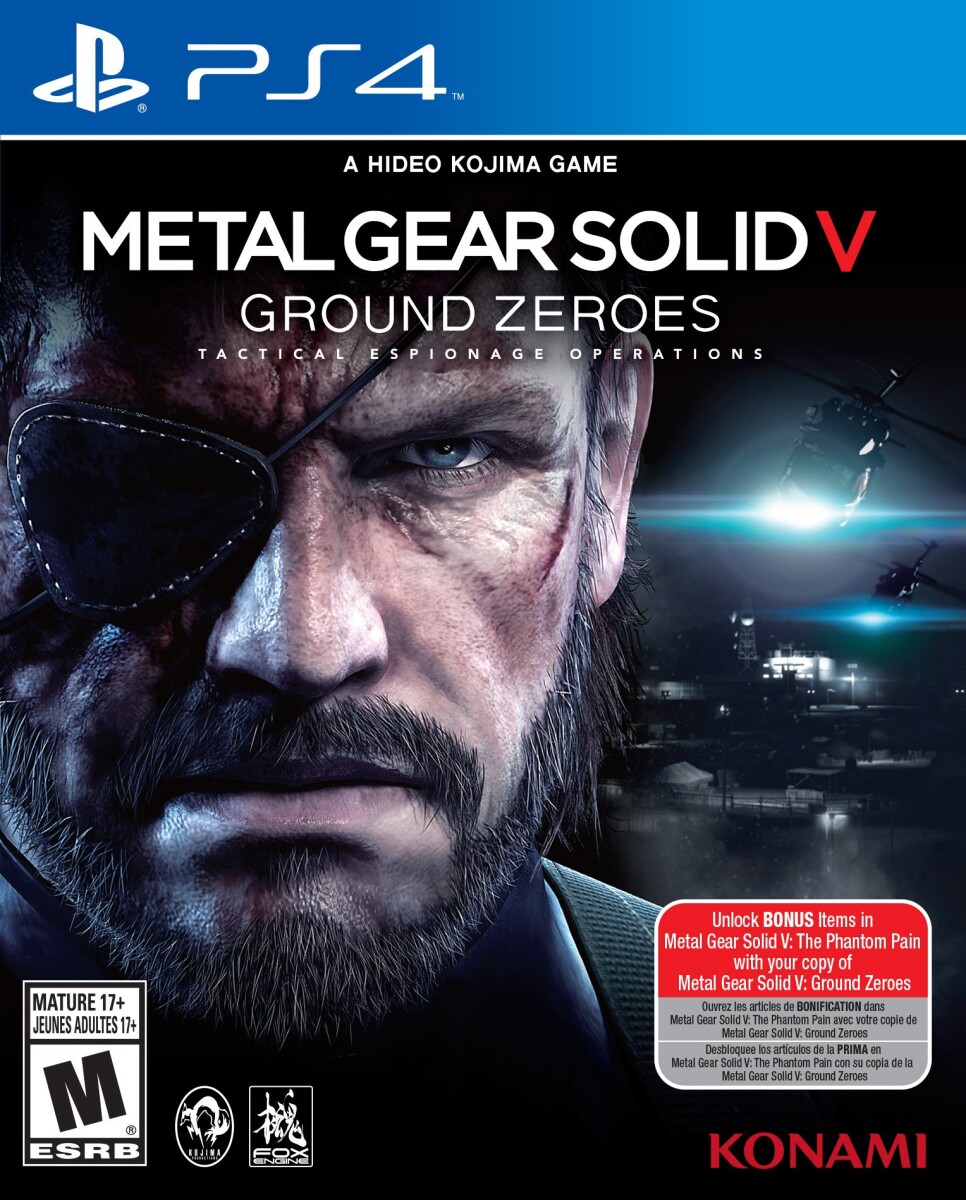 JUEGO METAL GEAR SOLID V : GROUND ZEROES PS4 PLAY 4 