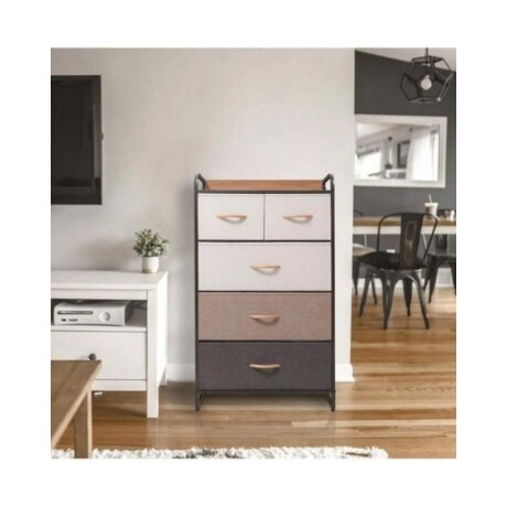 Mueble organizador 5 cajones en tela Selecta Mueble organizador 5 cajones en tela Selecta