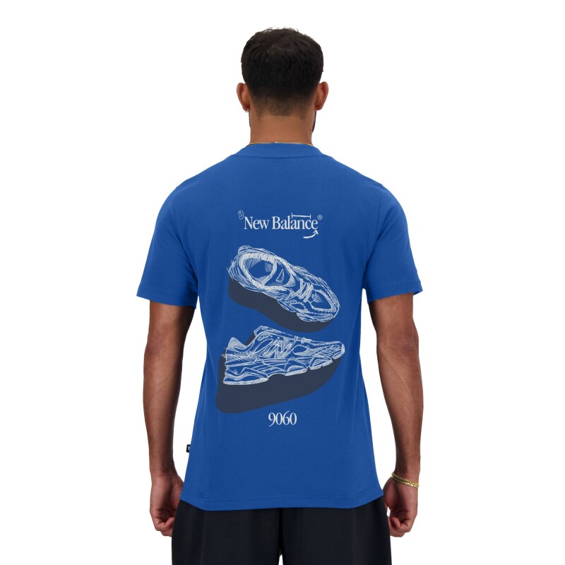 Remera New Balance de Hombre - 9060 Sketch - MT41940BEU ELD