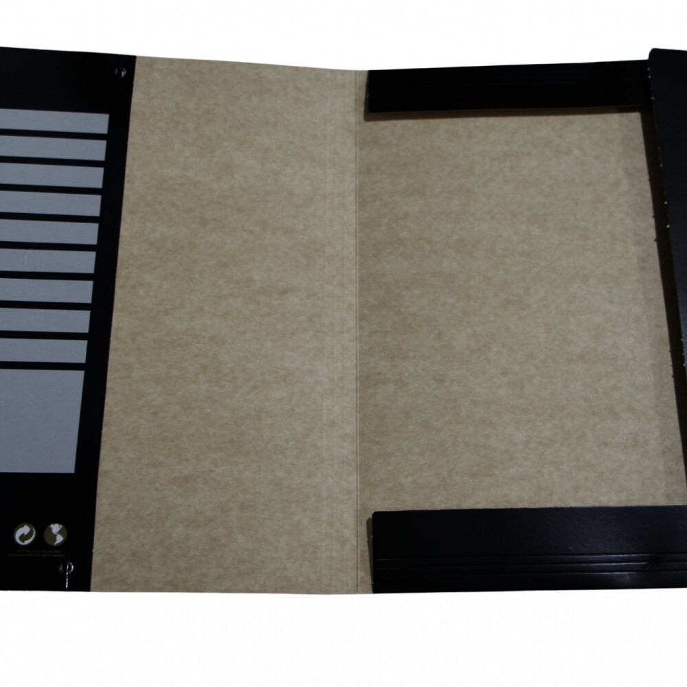CARPETA CON ELASTICO PREMIUM 309 COLOR NEGRO CARPETA CON ELASTICO PREMIUM 309 COLOR NEGRO