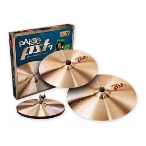 Set Platillos Medium Universal Paiste PST7 (HH14" C16" R20") Unica