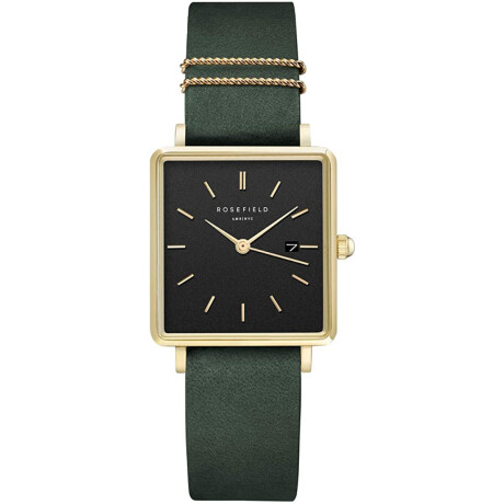 Reloj ROSEFIELD QBFGG-Q031 FW20 Cuero Verde 0
