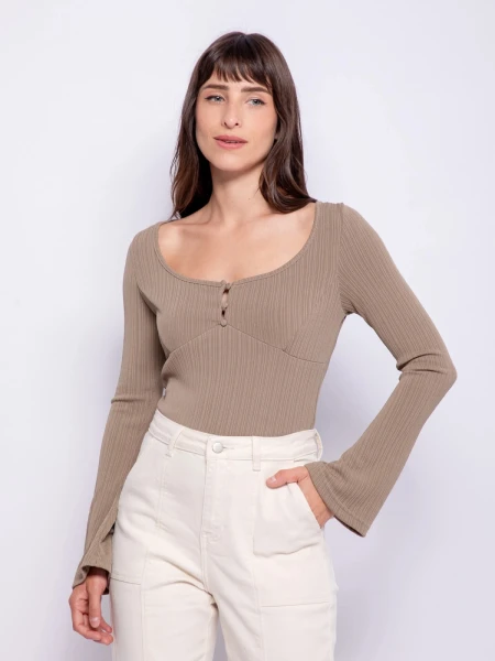 T-SHIRT ALLIE BEA ALMENDRA