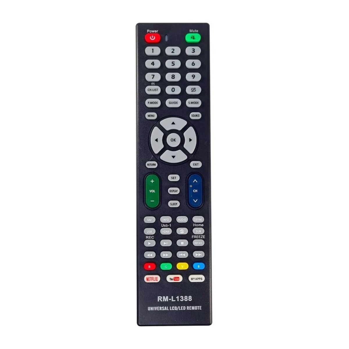 Control Remoto Universal Tv Smart Panavox Samsung Sony 