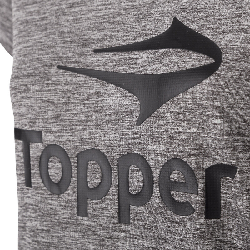 T-SHIRT BRAND TEE BOYS TRNG coral sugar GRIS CLARO/NEGRO/NARANJA
