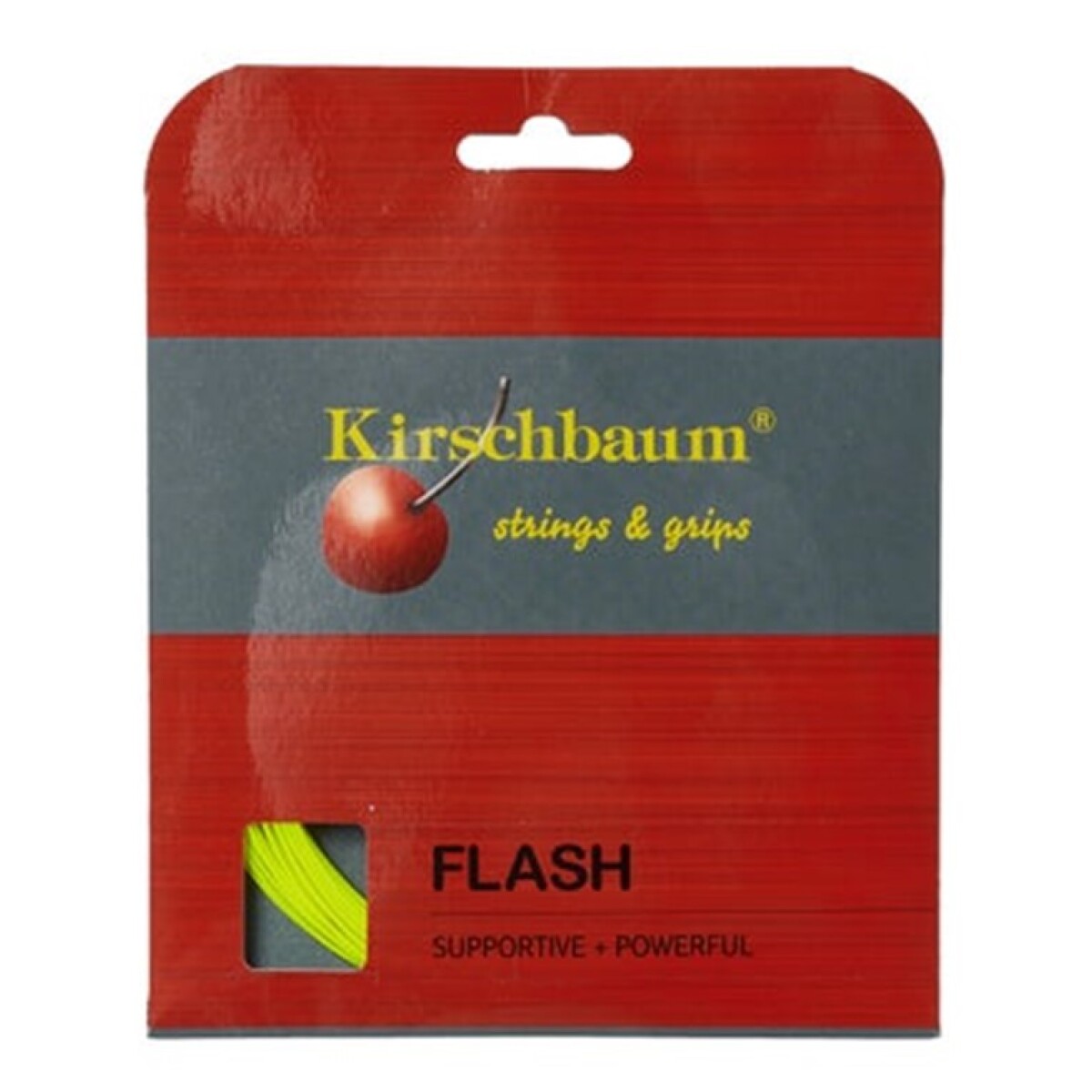 Set Encordado Para Raqueta De Tenis Kirschbaum Flash 1.25 mm - Amarillo 