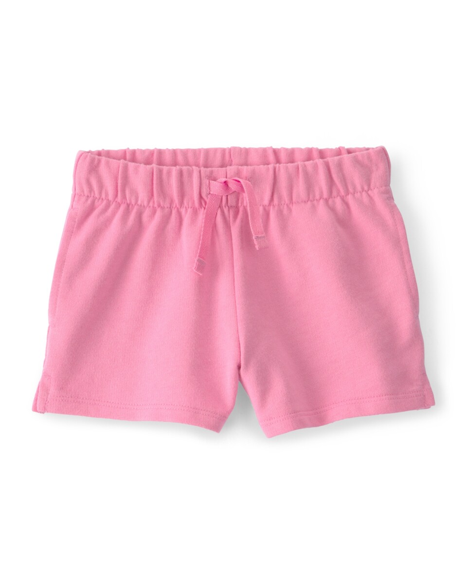 Short de algodón, rosado 