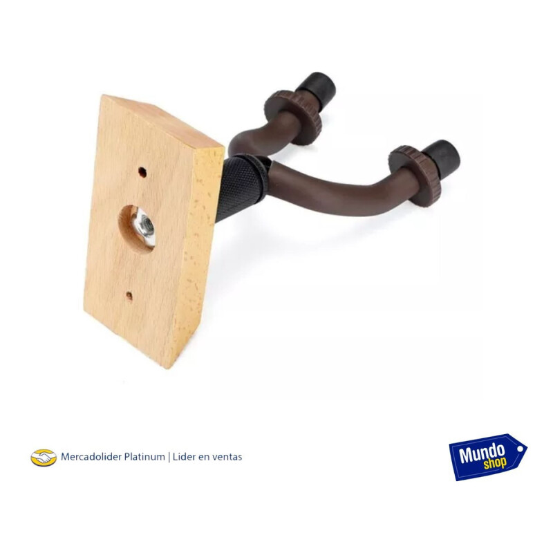 Pack X 2 Soporte Para Colgar Guitarra De Pared Marrón