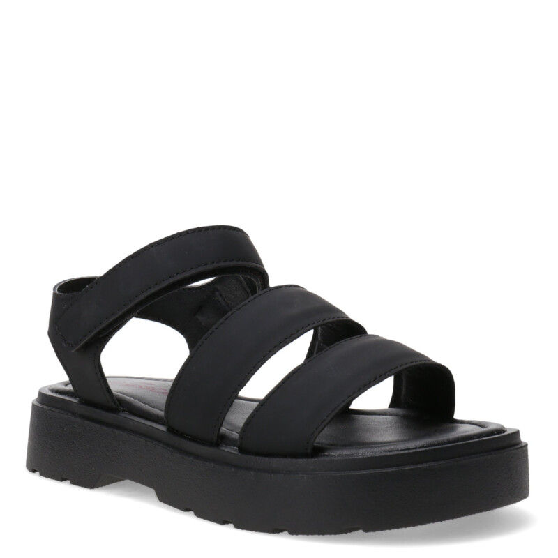 Sandalias de Niña MINI Miss Carol DRAGA con dos tiras Negro