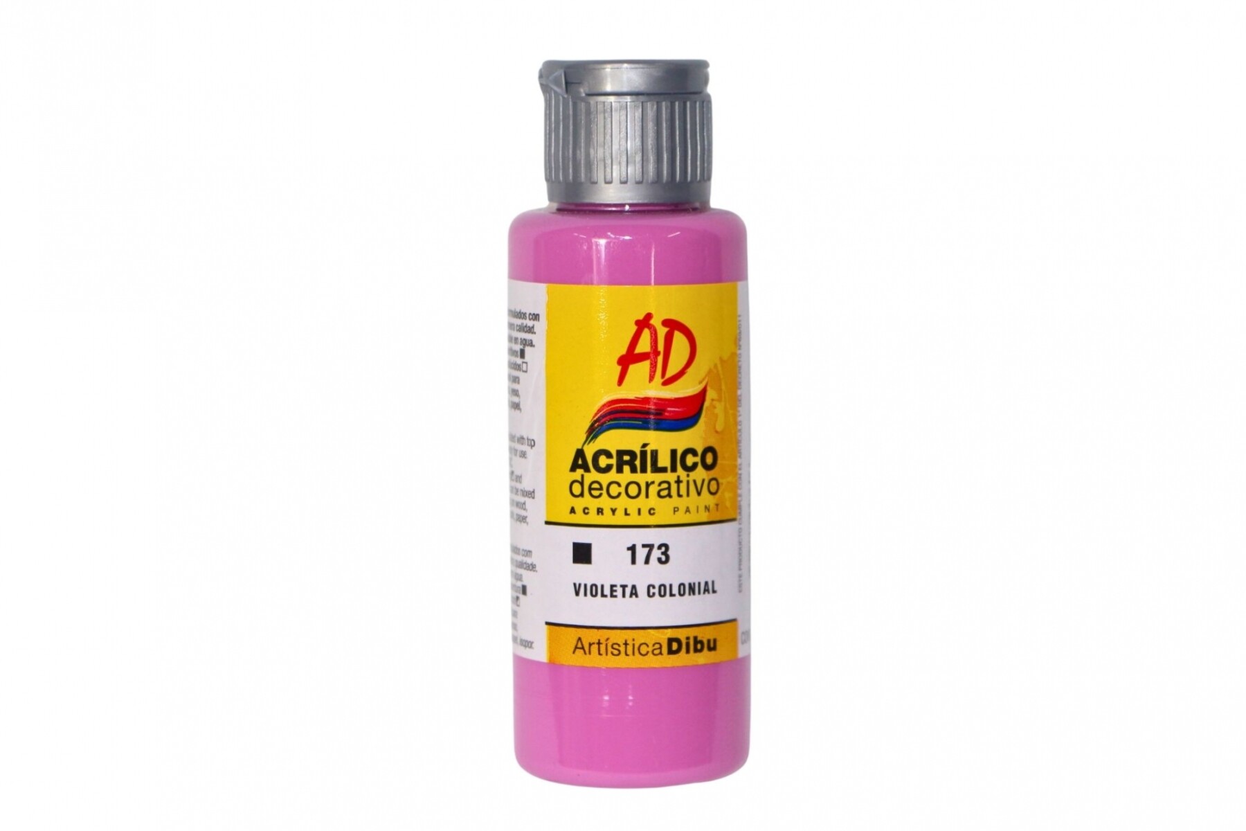 PINTURA ACRILICA ARTISTICA DIBU 60 ML. DIFERENTES COLORES - COLOR VIOLETA COLONIAL 173 
