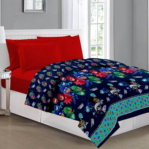 Colcha Capitoneada 1 Plaza 100% Microfibra - Pj Masks U