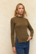 POLERA GRETA Verde Oscuro