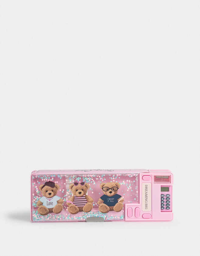 Cartucheras Retro Cartuchera Retro Teddy - Rosa Claro