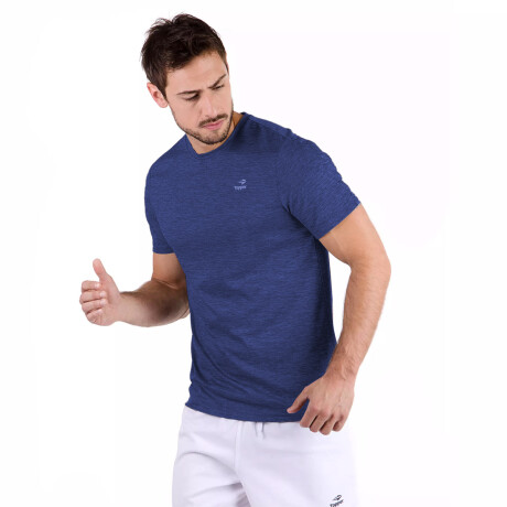Remera Camiseta Topper Básica Deportiva Para Hombre Azul