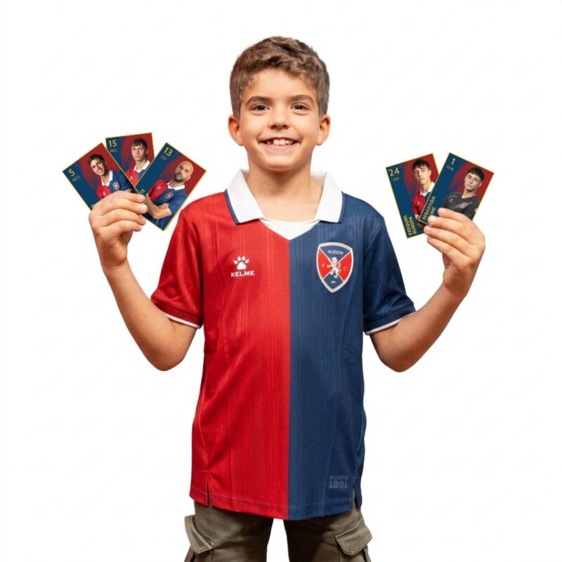 Camiseta Home Junior 25/26 + Pack de Figuritas Albion FC Camiseta Home Junior 25/26 + Pack de Figuritas Albion FC