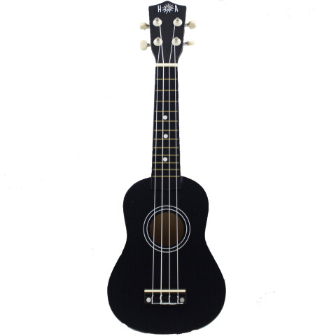 Ukelele Soprano HOA AU02 Negro con Funda Ukelele Soprano HOA AU02 Negro con Funda